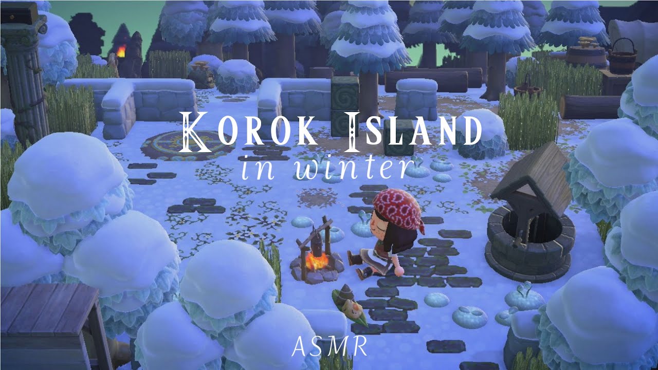 animal crossing asmr ❄️ cozy 5am island tour (no commentary)