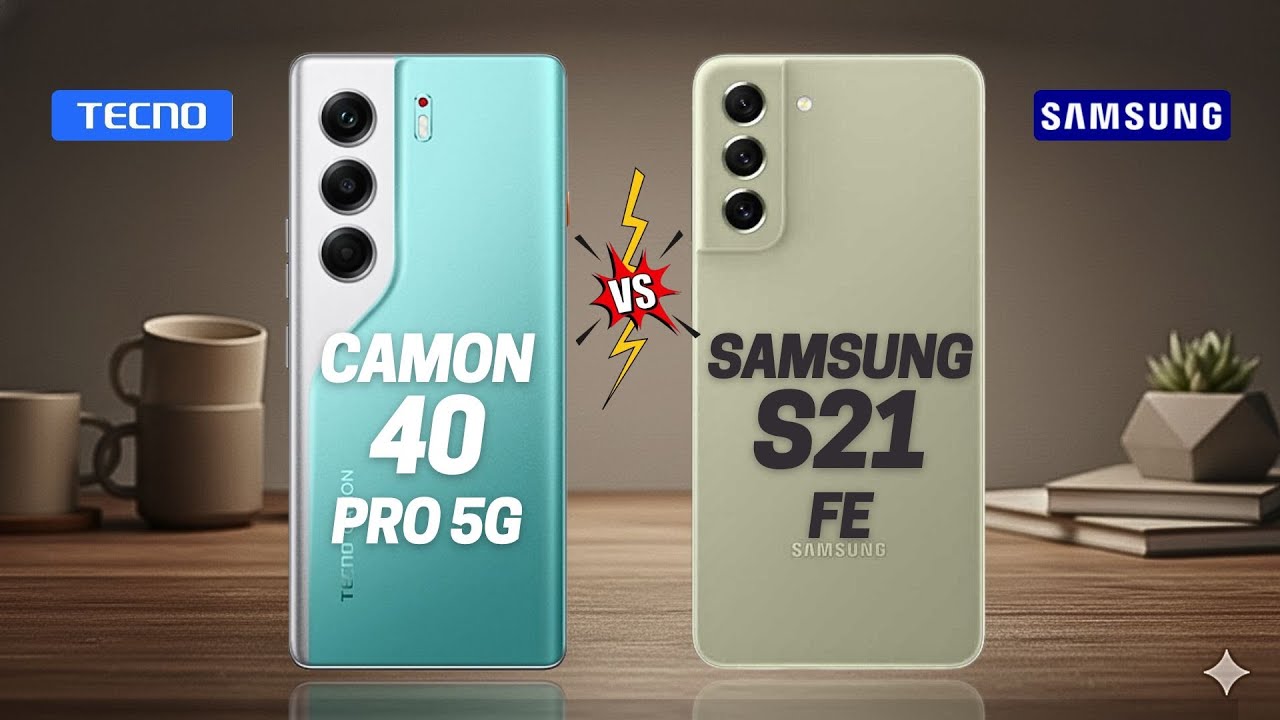 Tecno Camon 40 Pro vs Samsung S21 FE  Full comparison ⚡Which one is Best
