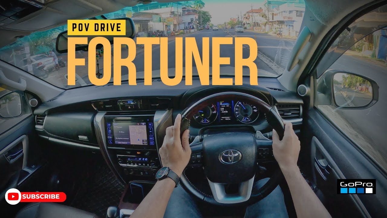 Toyota Fortuner 4x4 | POV Drive | Diesel Automatic | Highway Drive | Best SUV |  GoPro12 | Jonnxoo