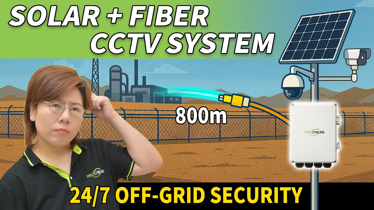 Use ChatGPT to Plan A Solar Powered IP Cameras over Fiber Run | Industrial Remote CCTV Setup