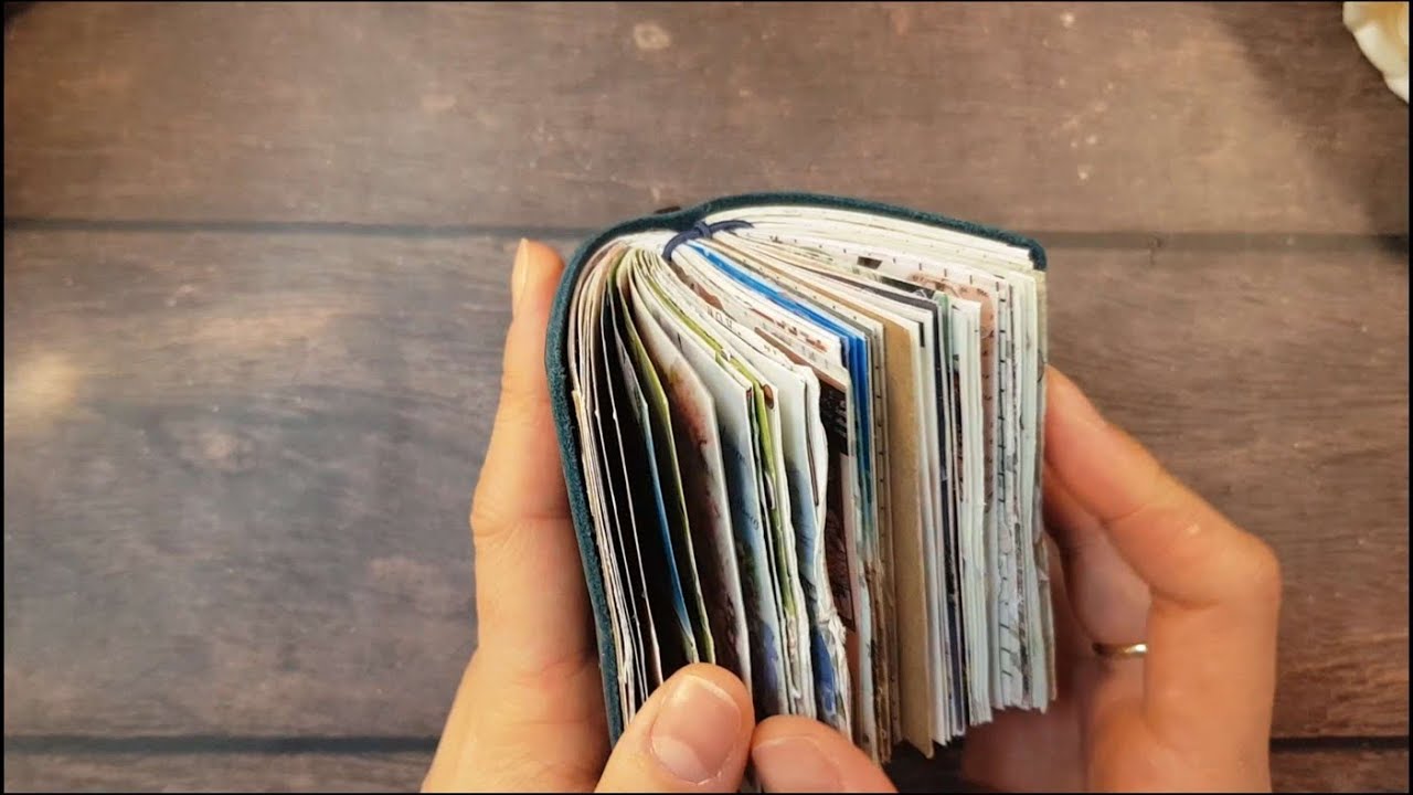 종이 소리 ASMR | 빈티지 감성 다꾸 | Paper sounds ASMR | 🍾미니다꾸 한번에 몰아보기 Mini journal – final look☕️ #journal 