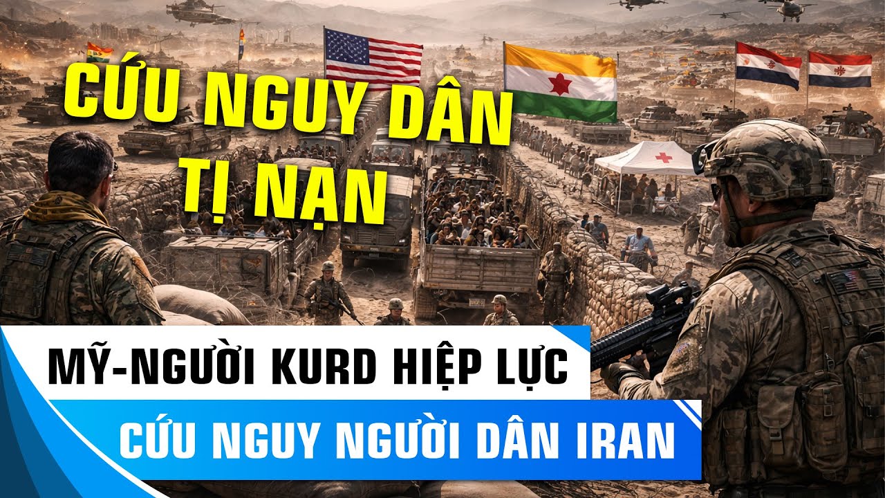 LÁ CHẮN NHÂN ĐẠO: MỸ – KURD LẬP VÙNG AN TOÀN CHO DÂN TỊ NẠN IRAN