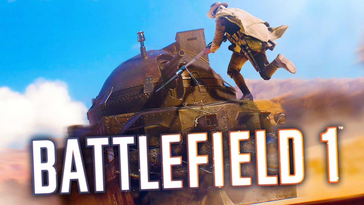 RIDING ON THE ARMORED TRAIN - Battlefield 1 BETA Funny Moments Gameplay! (BF1 Glitch)