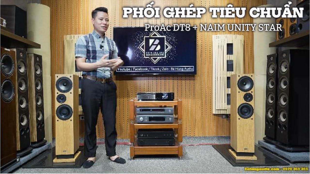 BỘ ĐÔI ANH QUỐC GIÁ TỐT - Loa ProAC DT8 + Amply Naim Uniti Star All In One | đơn giản / hiệu quả