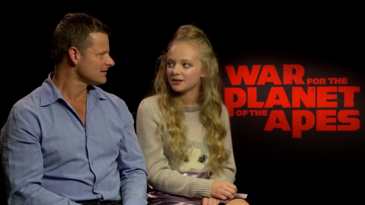 Steve Zahn & Amiah Miller Interview for War for the Planet of the Apes