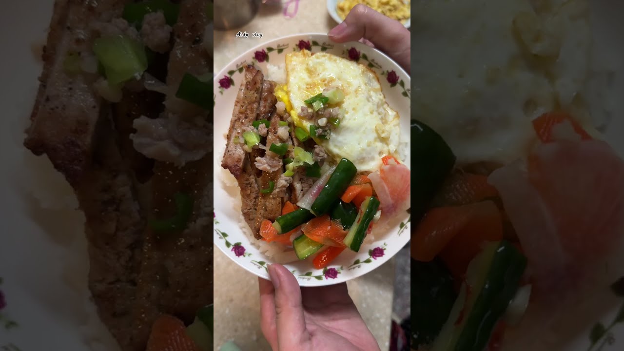 បាយស្រូប​ គ្រឿងគ្រៅច្រេីនបន្តិច​ ធ្វេីម៉ាហត់តែសប្បាយចិត្តនឹងធ្វេី