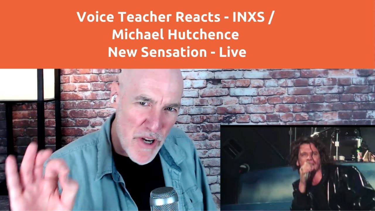 Voice Teacher Reacts and Analyzes - INXS / Michael Hutchence - New Sensation,, Live Vocal