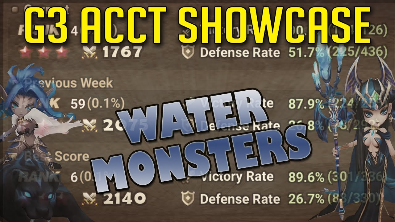 G3 Showcase - WATER - Xennial Gamer : Summoners War