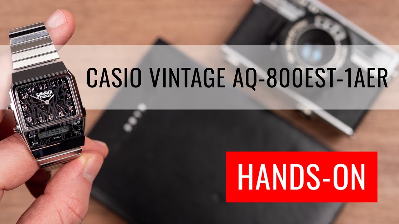 HANDS-ON: Casio Vintage AQ-800EST-1AER Stranger Things Collaboration