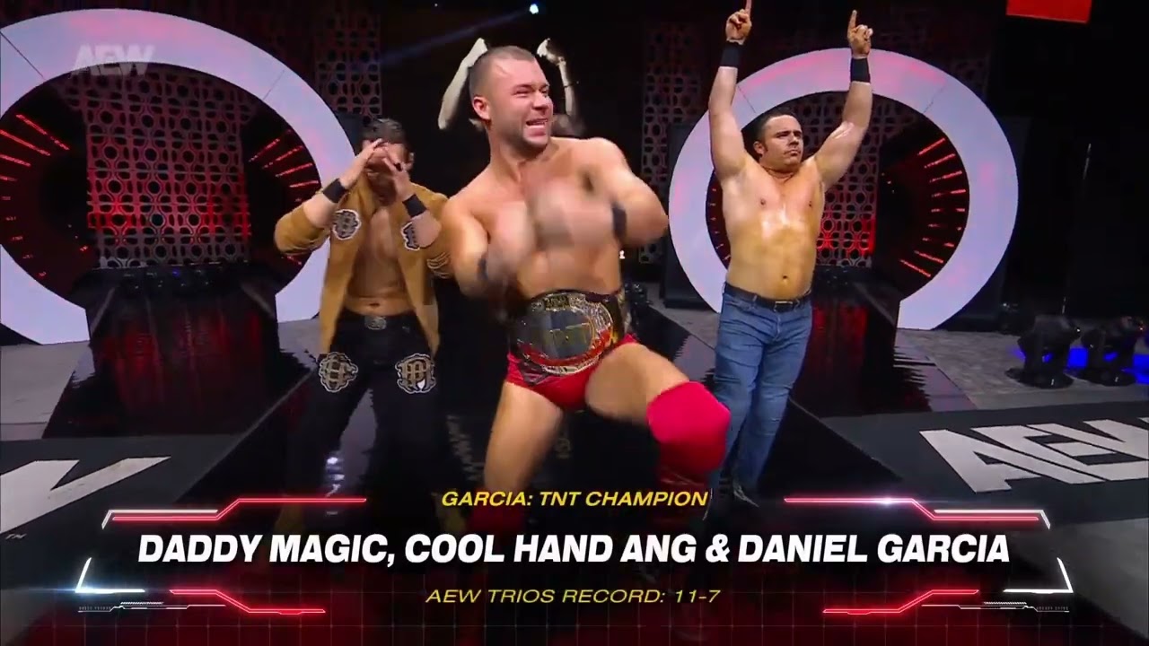 Daniel Garcia, Cool Hand Ang, Daddy Magic Entrance - AEW Collision, February 8, 2025