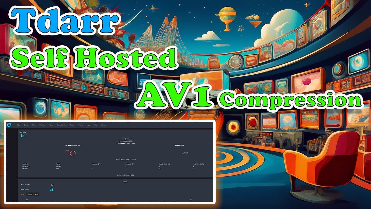 Tdarr — самостоятельный рабочий процесс. AV1