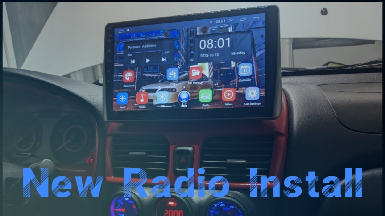 New Sentra Spec V 10.1 Android Double Din Radio Install