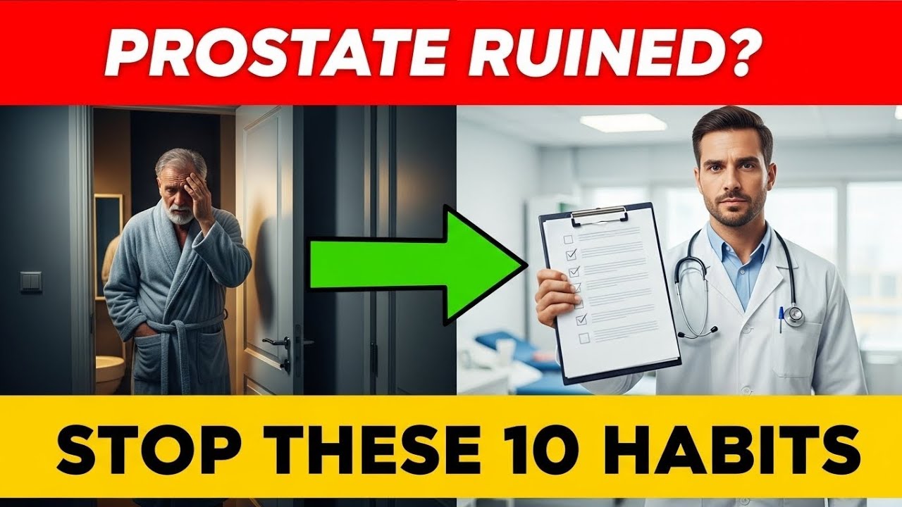 Prostate Enlargement: 10 Everyday Habits Men Over 60 Must Change