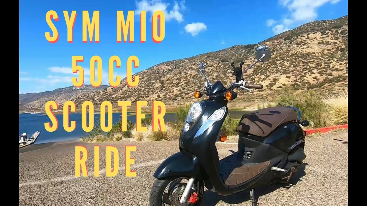 Sym Mio 50cc Scooter Ride