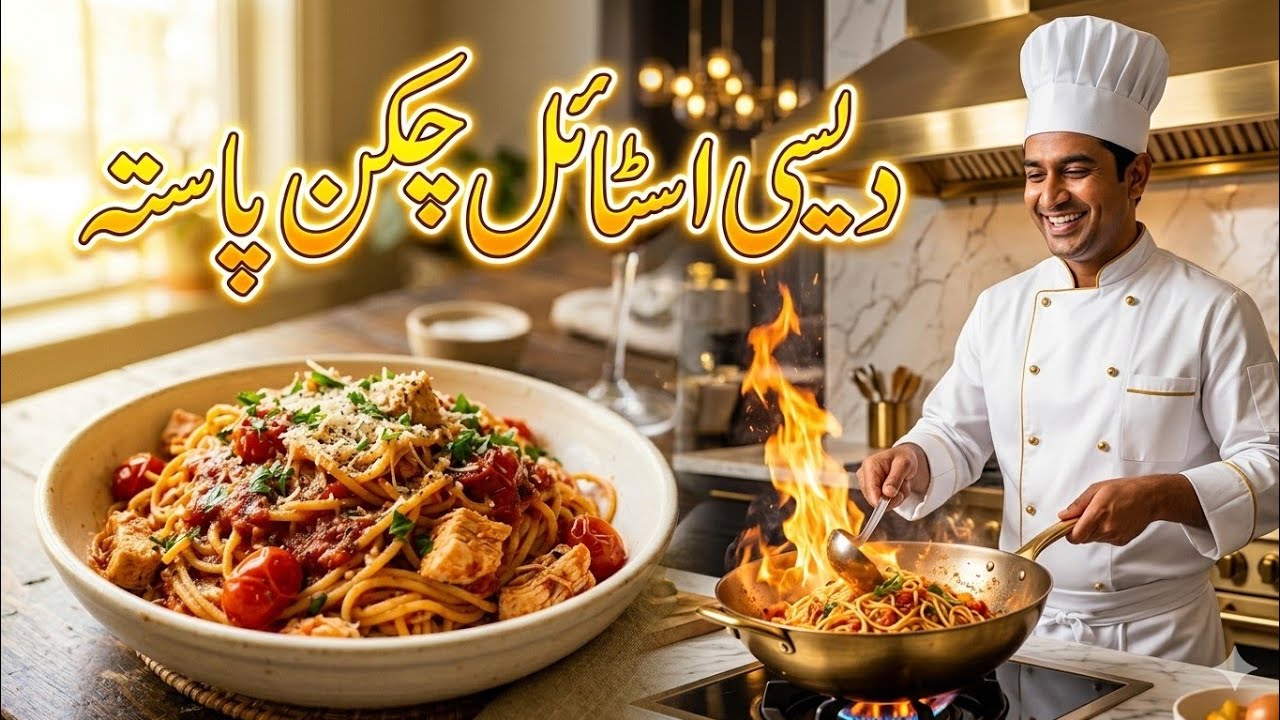 Desi style chicken pasta 🍝recipe jo iftar main jhatpat bn jaye😱😱 | chicken pasta 🍝 recipe by homeal 