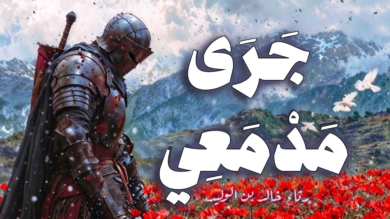 جرى مدمعى فوق المحاجرِ وانهمل | رثاء خالد بن الوليد لابنه سليمان | إلقاء بن الكنانة