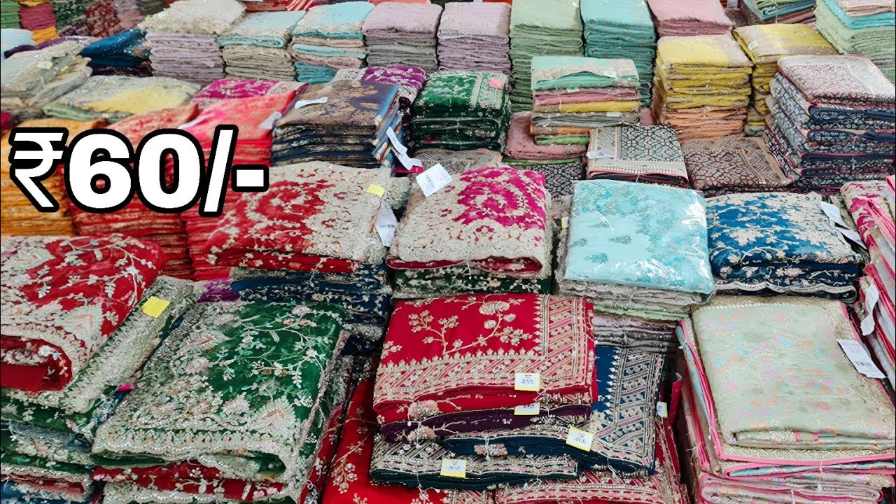 Heavy saree manufacturer in surat saree factory surat saree wholesale market VANSHMJ