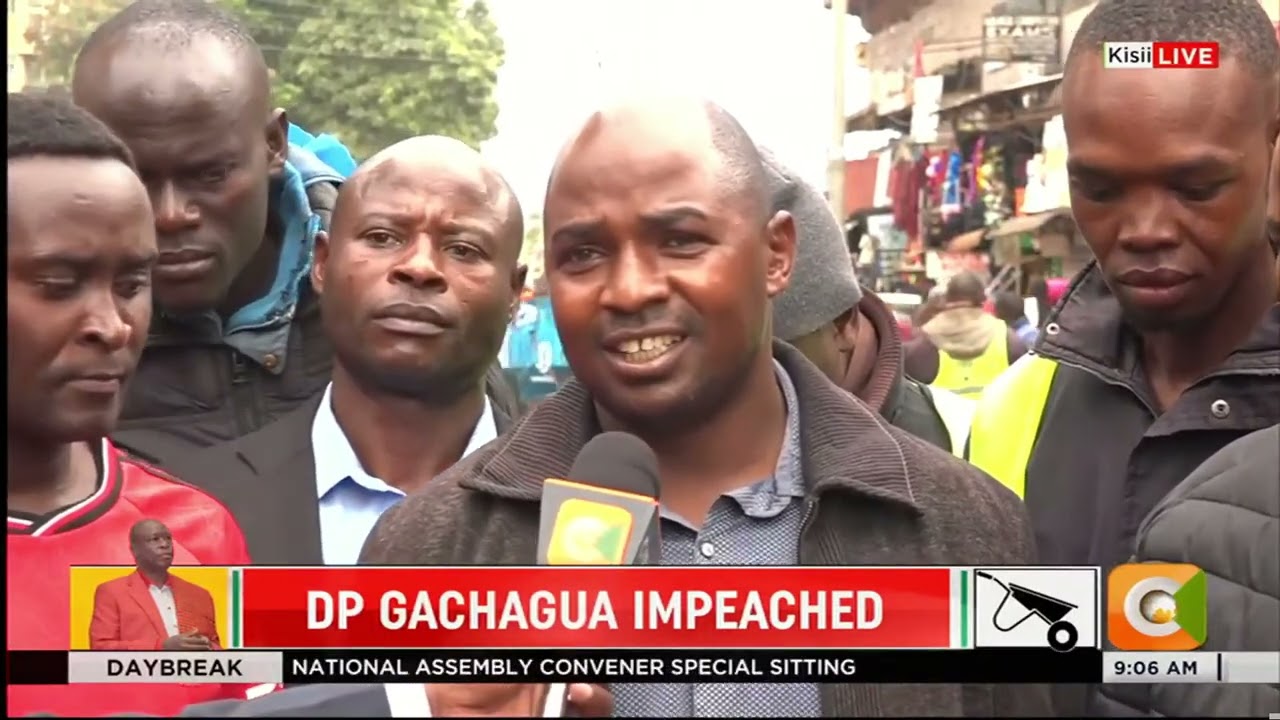 Kisii residents react following ouster of Rigathi Gachagua as deputy president