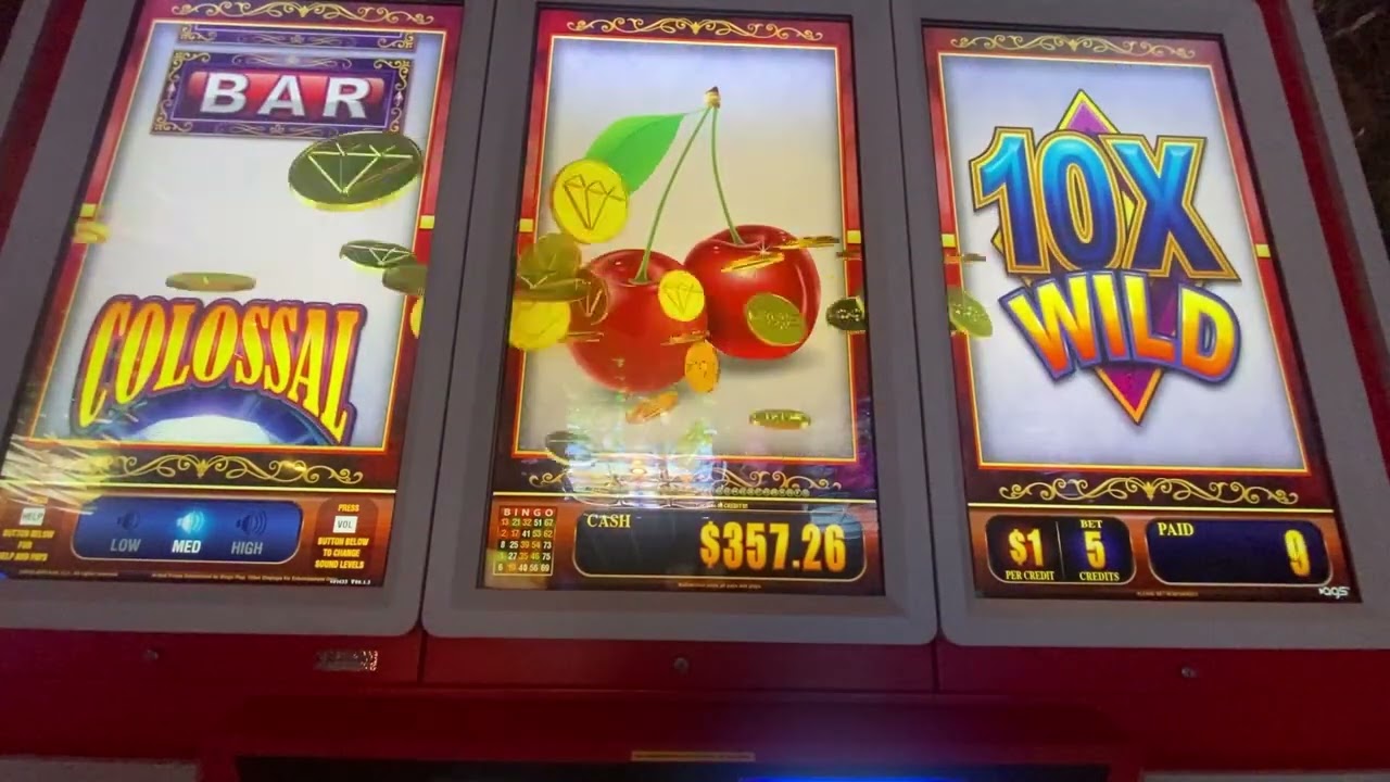 A little Colossal Diamond Slot play @ Kickapoo Lucky Eagle Casino