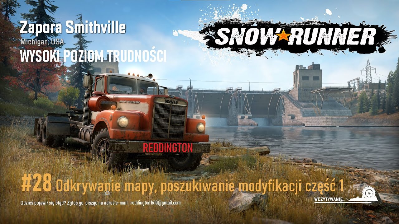 SnowRunner Michigan Tryb Trudny #28 - Zapora Smithville: odkrywanie mapy część 1