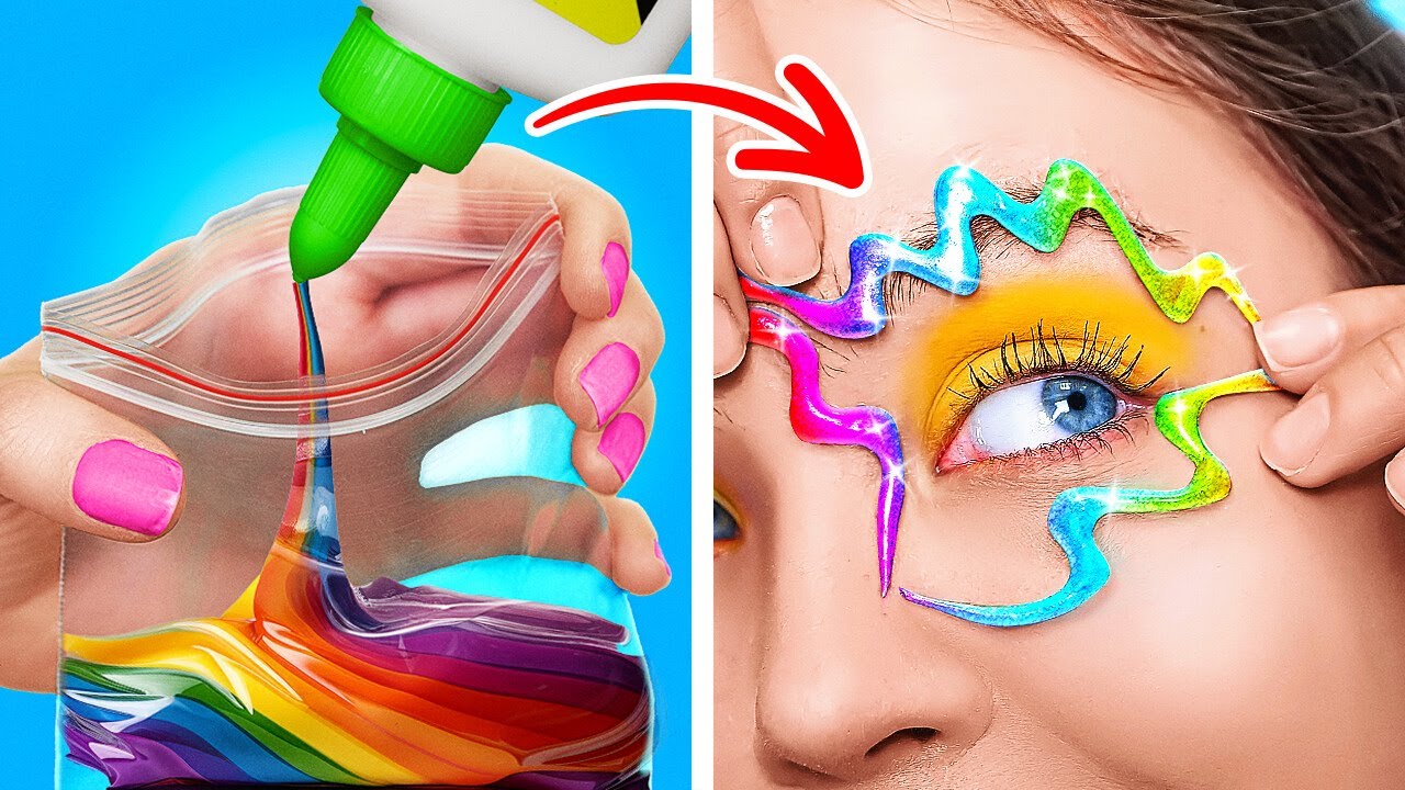 حيل مكياج ذكية بالغراء الساخن! حلول تجميلية عبقرية ستعجبكِ من 123 GO! GOLD