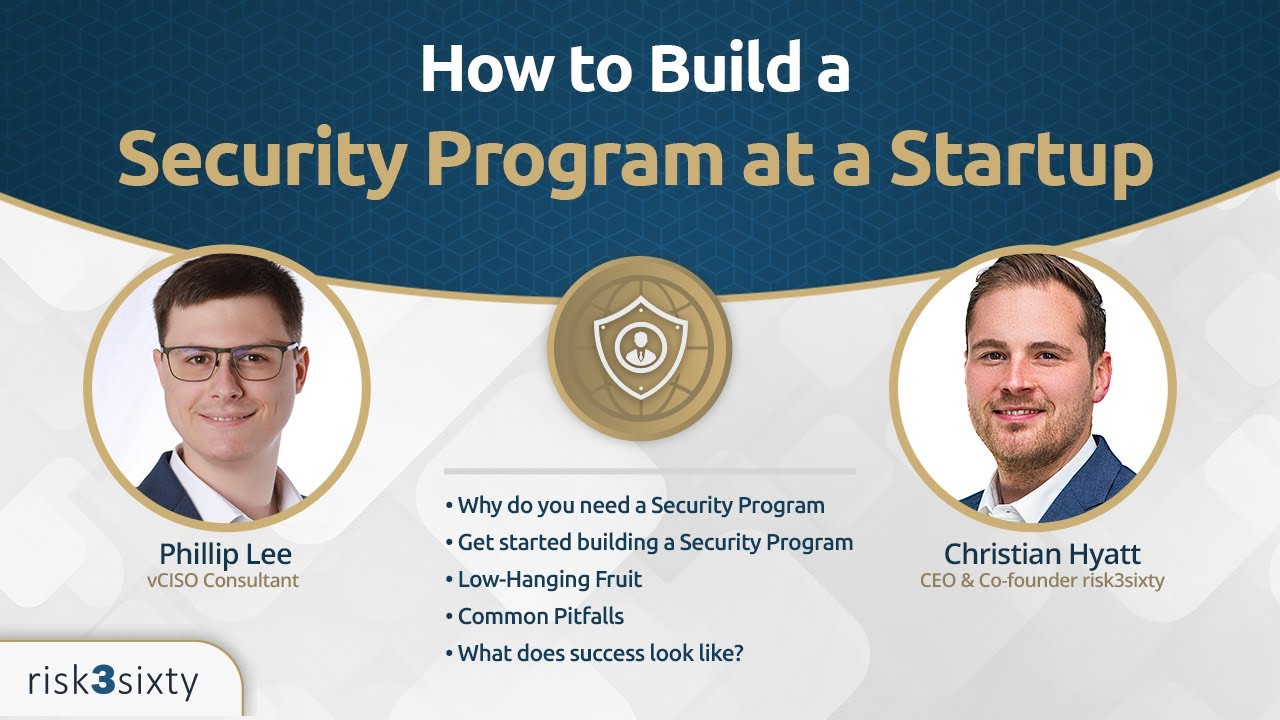Building a Security Program at a Startup