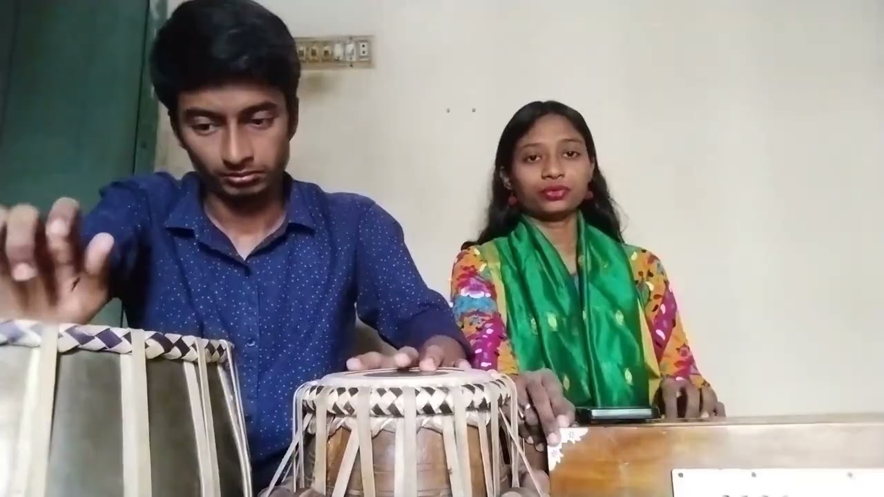 গান : আজ এই বৃষ্টির কান্না দেখে মনে পড়লো তোমায়....তাল : কাহারবা