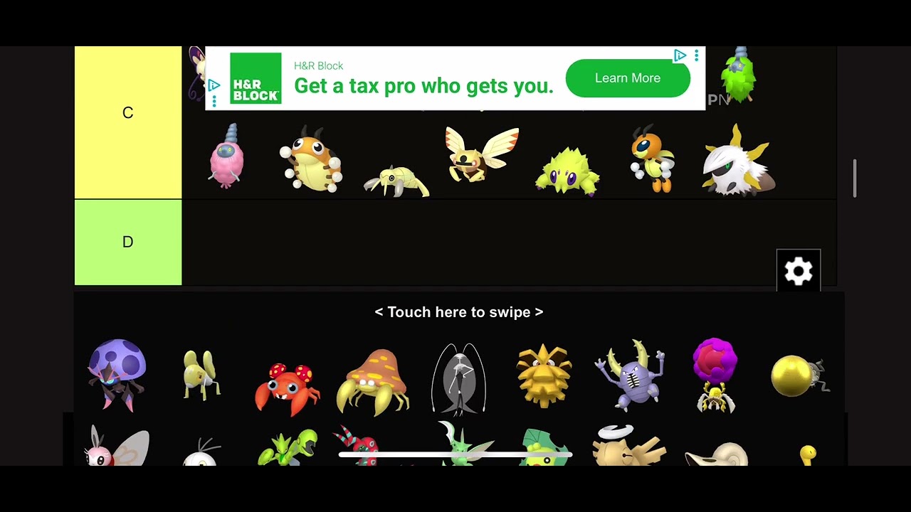 Shiny bug type tier list 