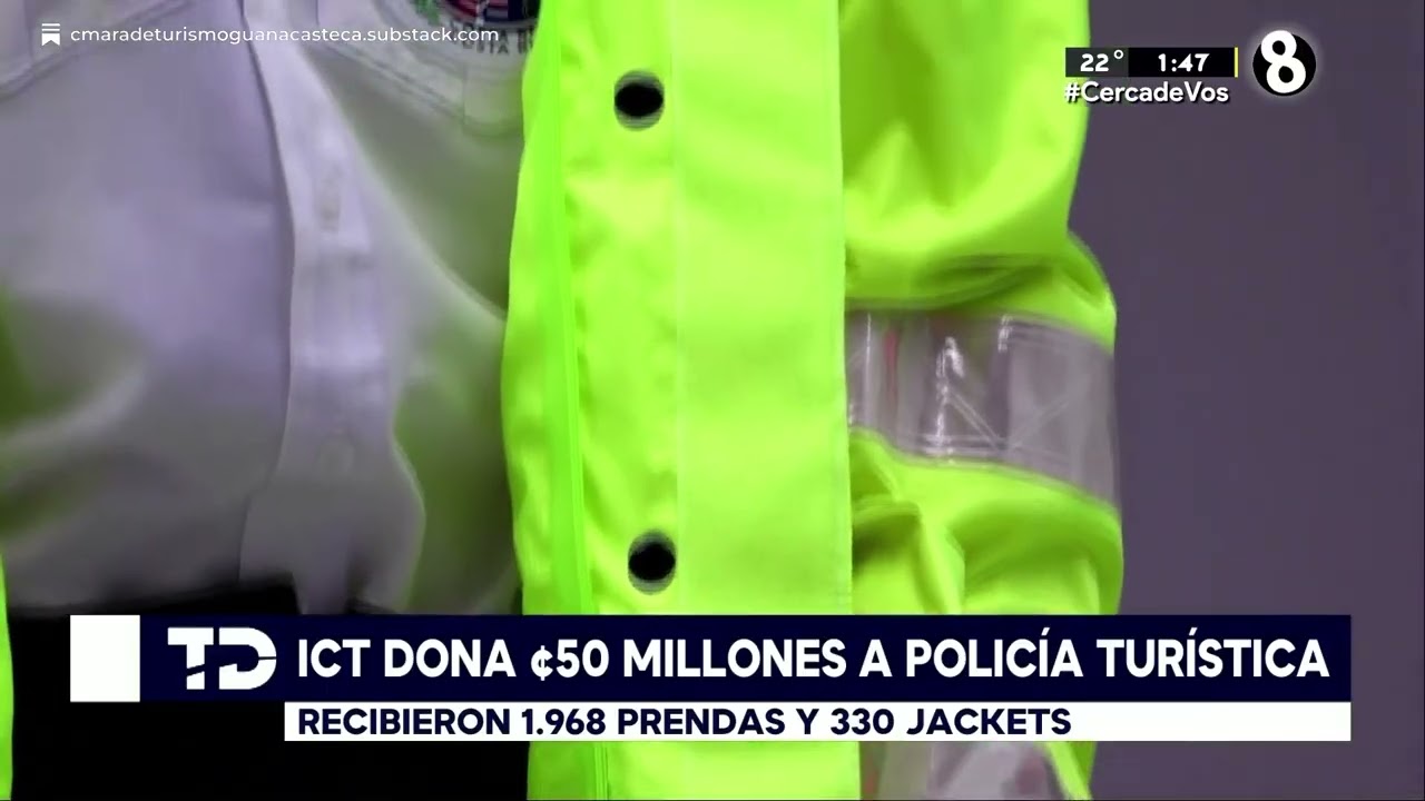 ICT refuerza la seguridad turística con donación de equipo e indumentaria para la Policía Turística