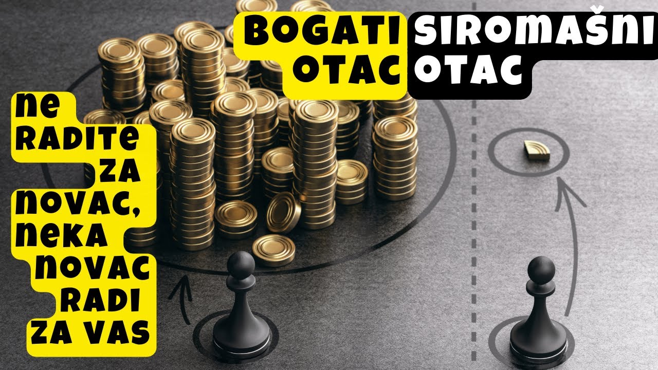 Bogati otac, siromašni otac (ne radite za novac, neka novac radi za vas). Naučite moć novca.