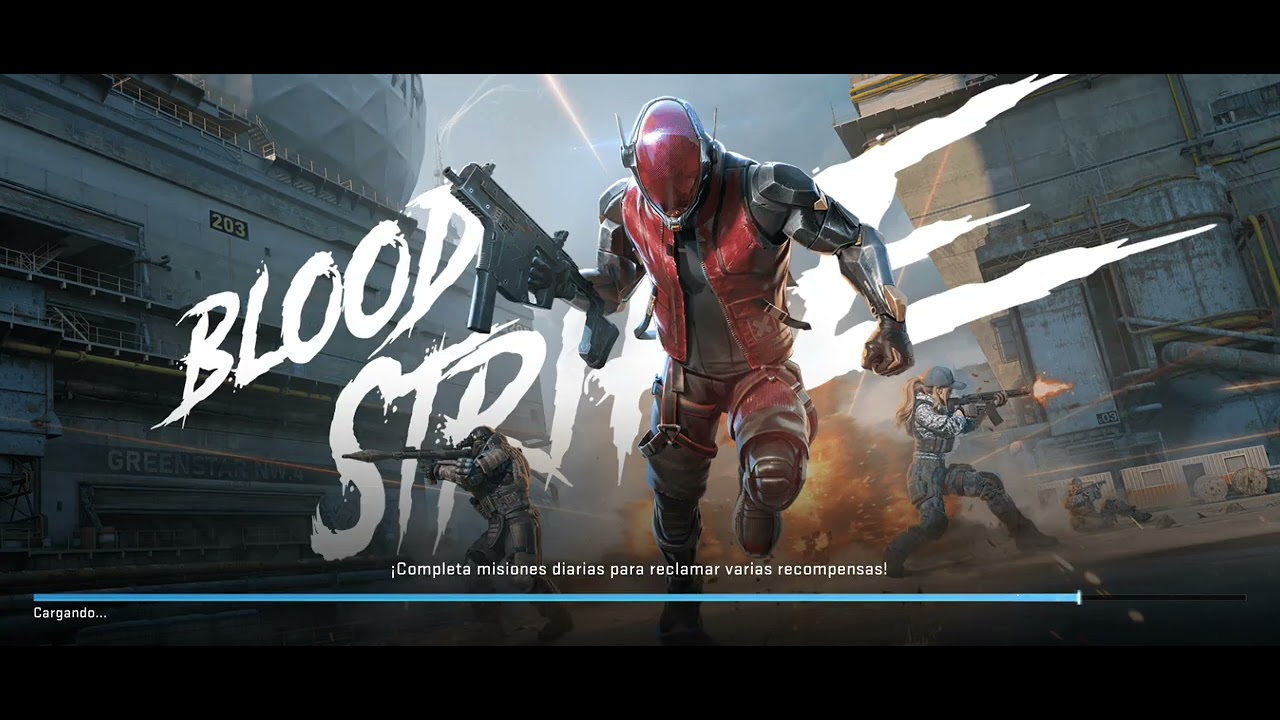 Jugando blood strike por primera vez 