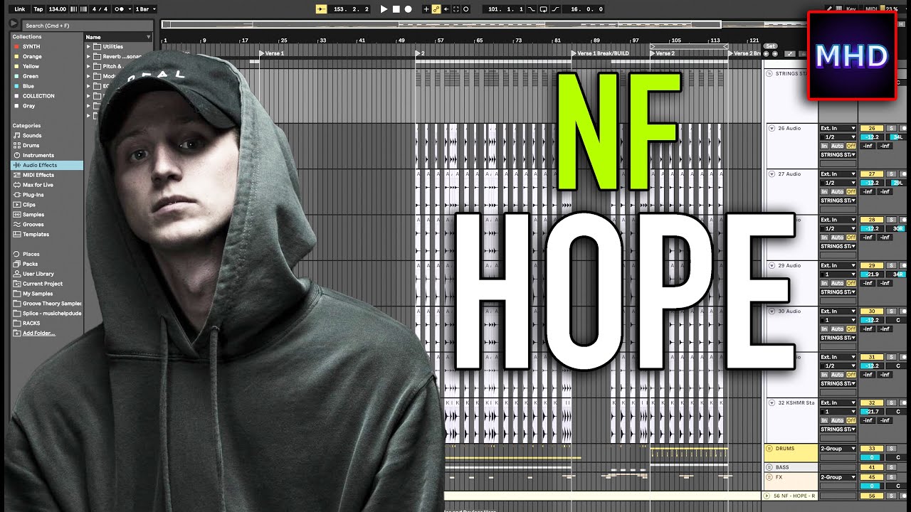 NF - Hope INSTRUMENTAL REMAKE | Production Tutorial | Ableton Live