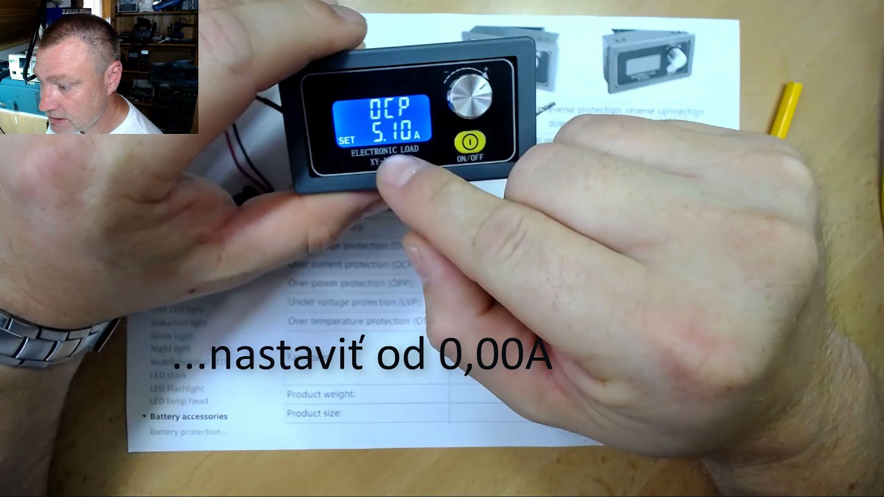 Elektronická záťaž z Číny XY FZ35