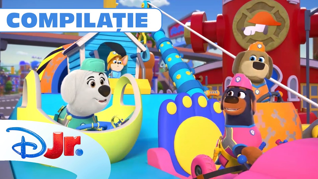 🐶 Nu e vorba doar de construcții | Cățeluși constructori | Disney Junior România