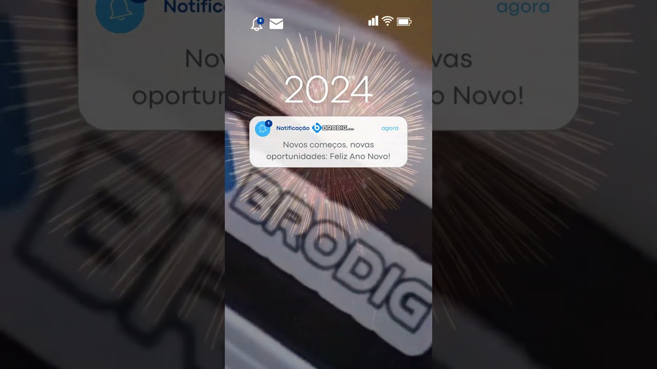 Brodig Deseja a você um Feliz Ano Novo! 