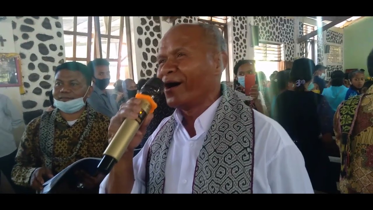 Aim He Tfaen. Cipt Jhon Taus dinyanyikan meriah oleh koor Paroki Santo Yohanes Pemandi Bakitolas