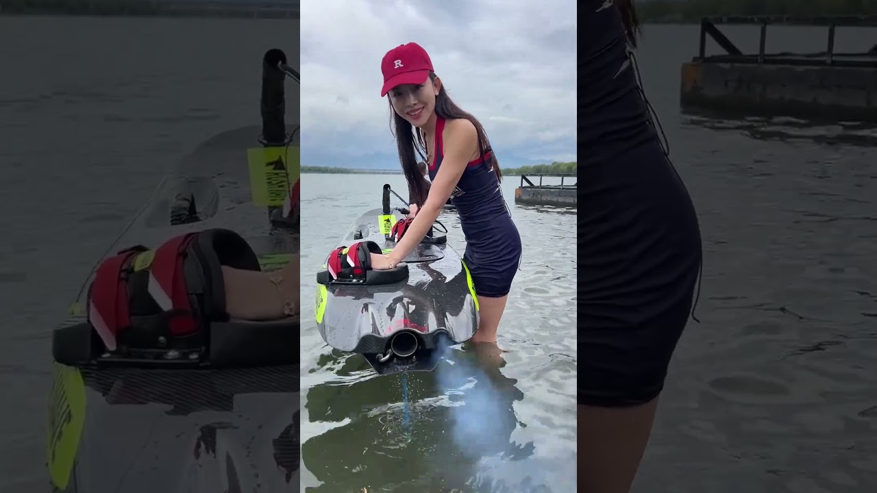 RUSH WAVE ,Gasoline-powered surfboard#rushwave  #Surfing #surfboard #gasolinesurfboard