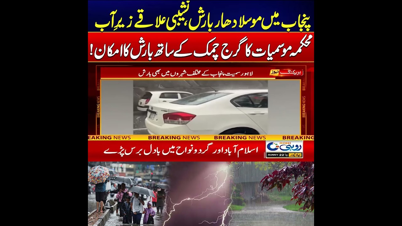 Heavy Rain Hits Punjab Low-Lying Areas Flooded ! | Latest Update | Rohi