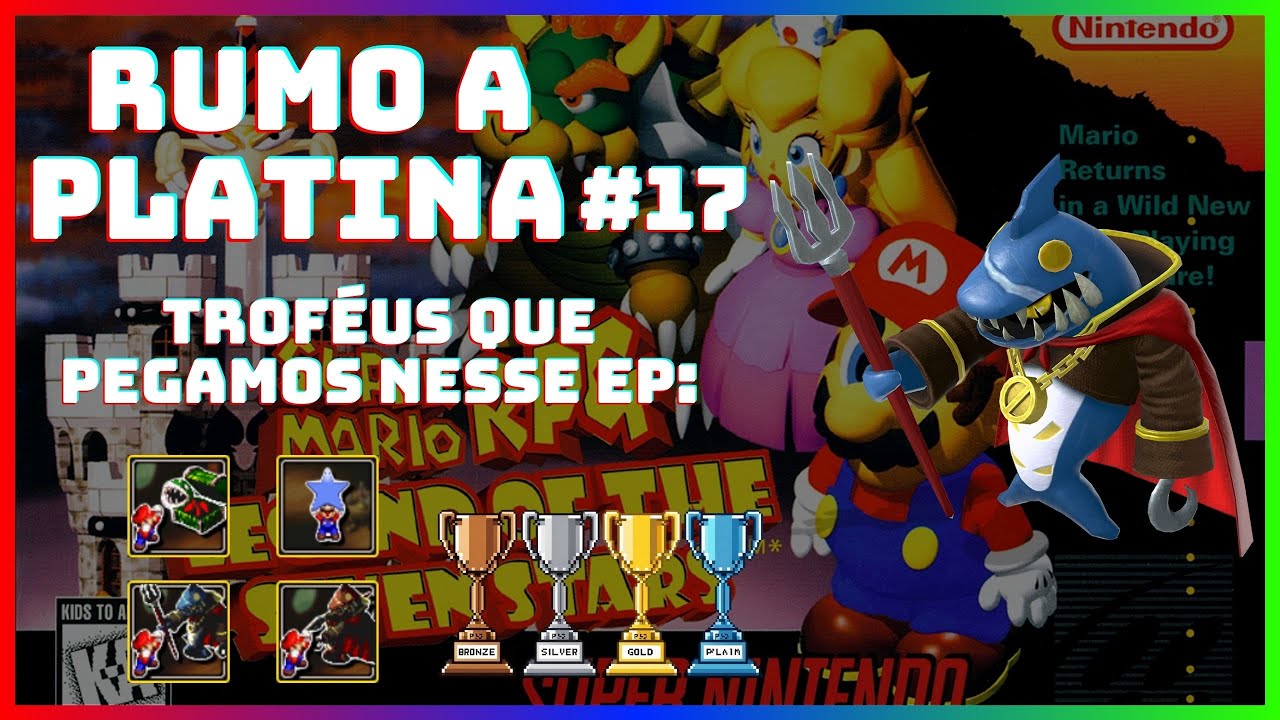 Super Mario RPG (SNES) #17 - Guia de Platina (Retroach/RetroAchievements) - Ganhamos do Pirata Jones