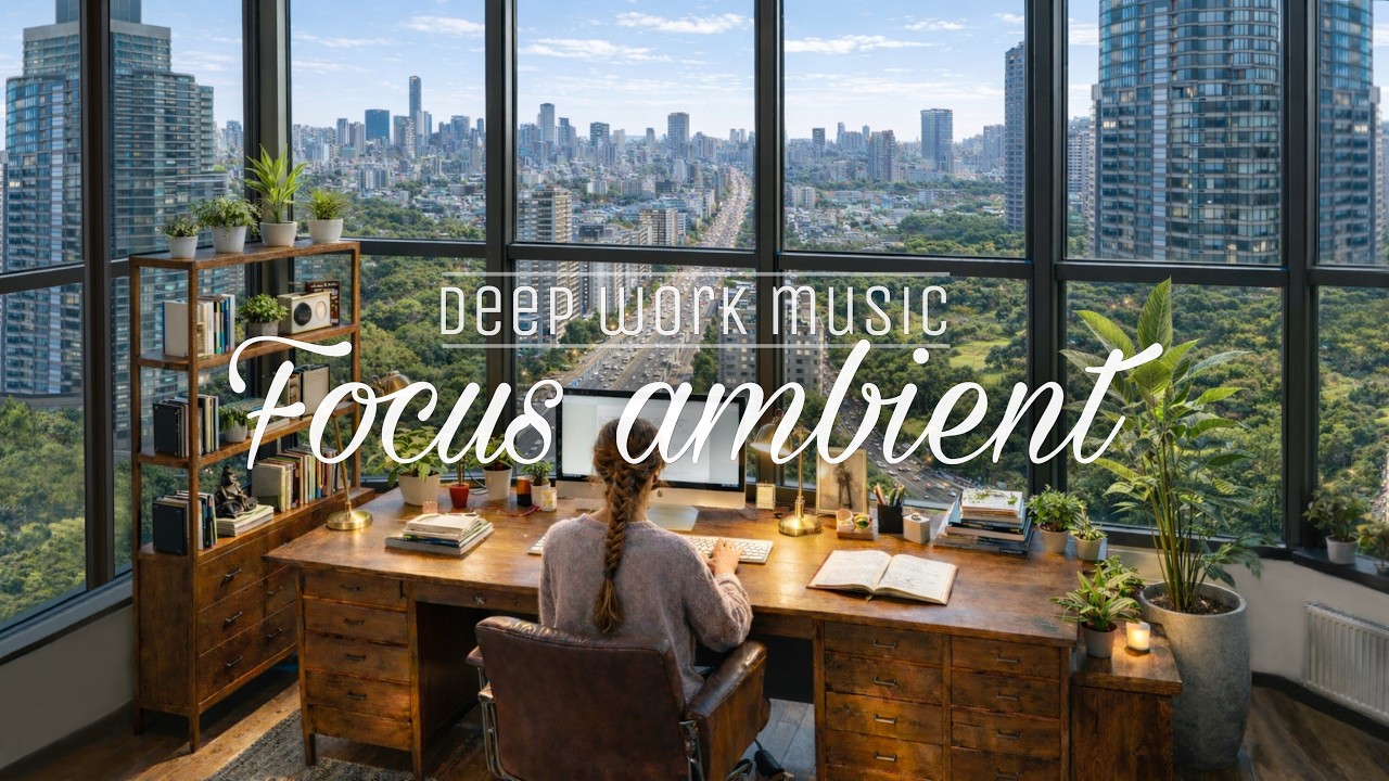 Deep Work Music | Focus Ambience for Study & Productivity | Enerestia