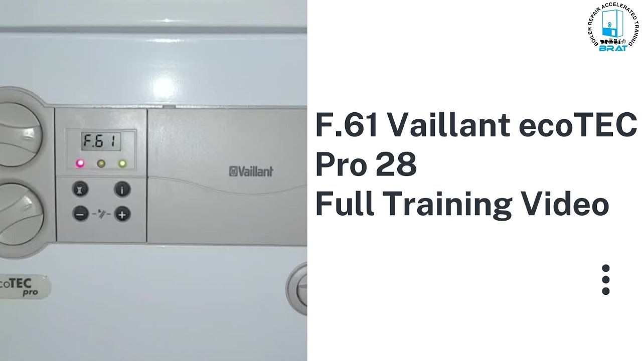 Полное обучающее видео F61 Vaillant ecoTEC