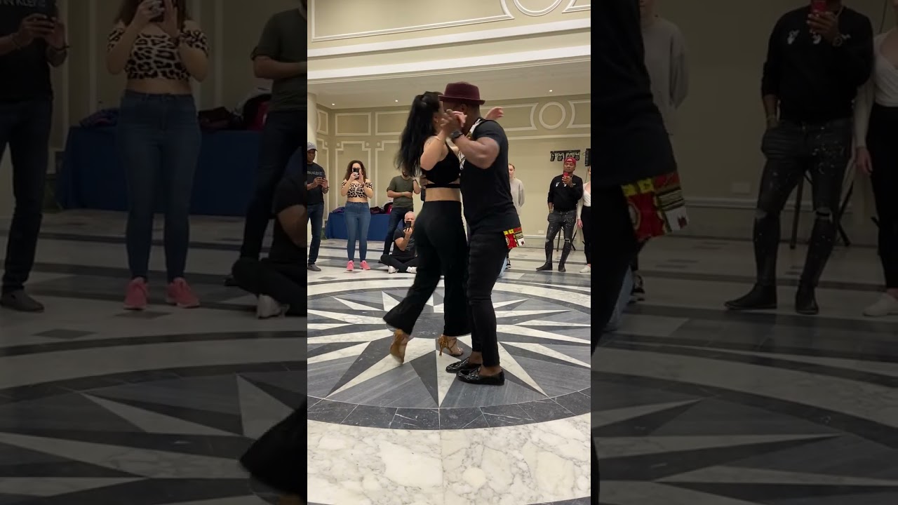 Rico Suave & Manon Batrel - Semba demo after class at Malaga Temptation Festival