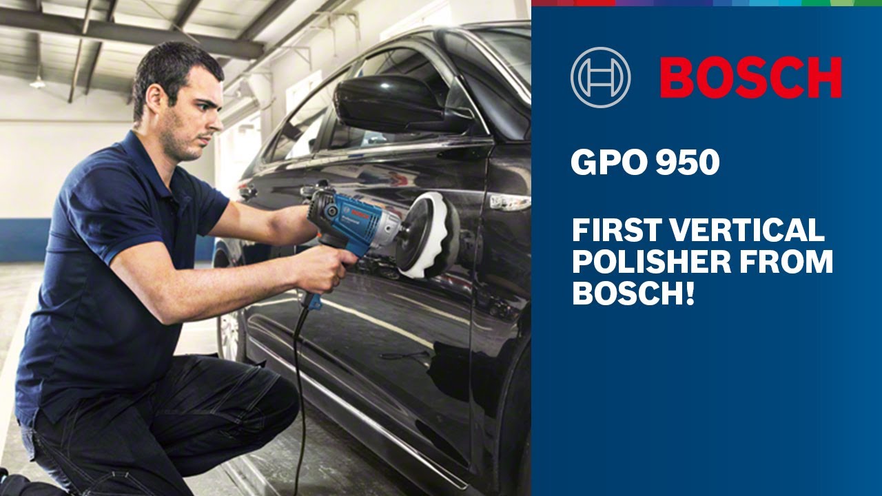 Bosch GPO 950 Polisher| Professional Vehicle Polish | Smooth & Precise Cleaning