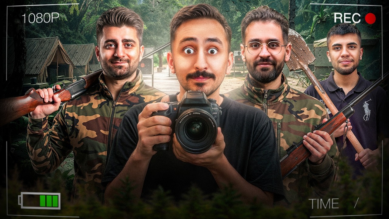 کمپ با یوتیوبرا پشت صحنه #7🌳 (Amir Phanthom)