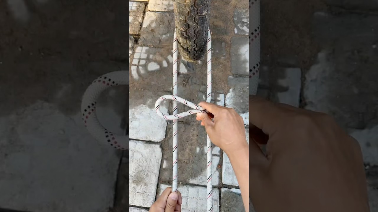 Adjustable, Strong, and Fast &ndash; Best Knot Ever #knot #technique #rope #knowledge #interesting