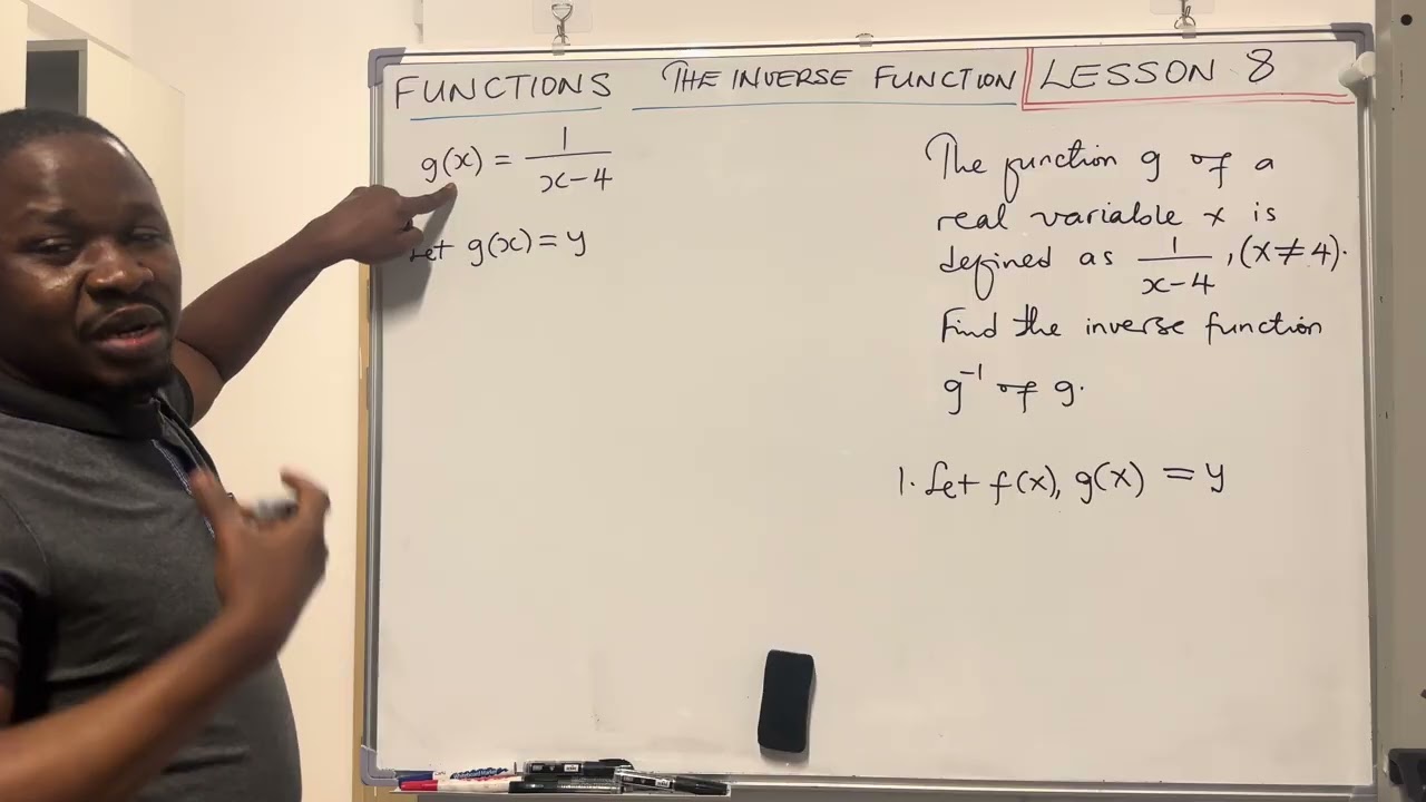 Functions : Lesson 8 : Inverse Functions 
