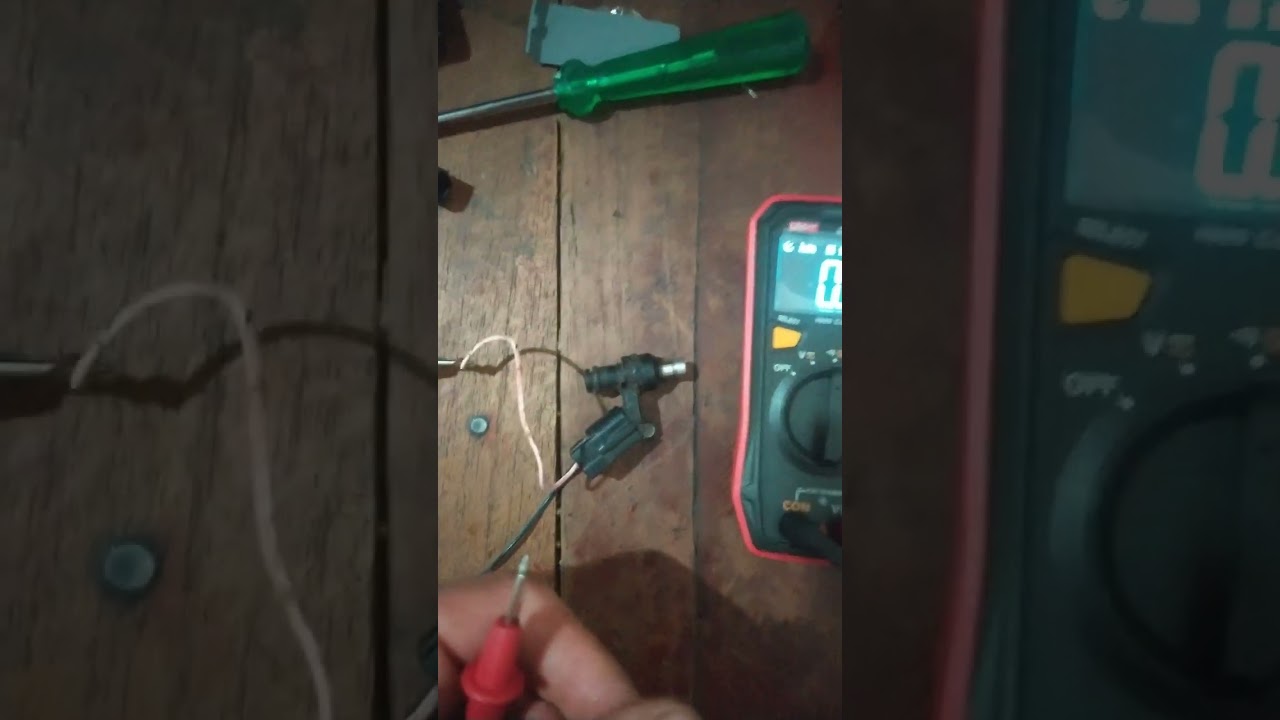 teste de resistência do bico injetor passo a passo