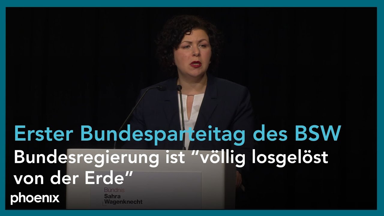 Rede von Amira Mohamed Ali auf dem ersten Bundesparteitag des BSW, 27.01.24