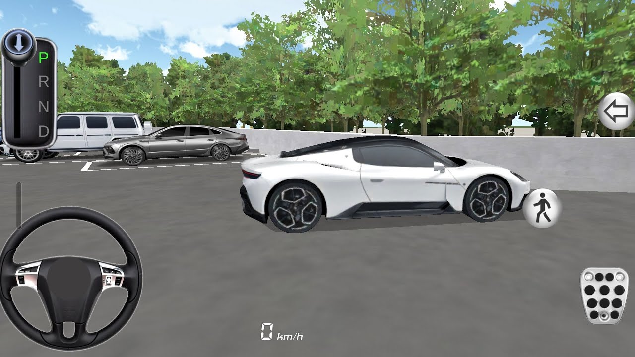 New white Mercedes G63 For Parking - 3d Driving Class android game || Car Game #gameplay #cargame