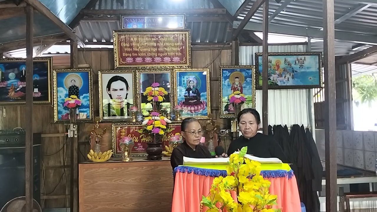 Ngày 25 độc giảng Lệ đạo tràng long điền A chợ mới An Giang nam Mô A Di Đà Phật 